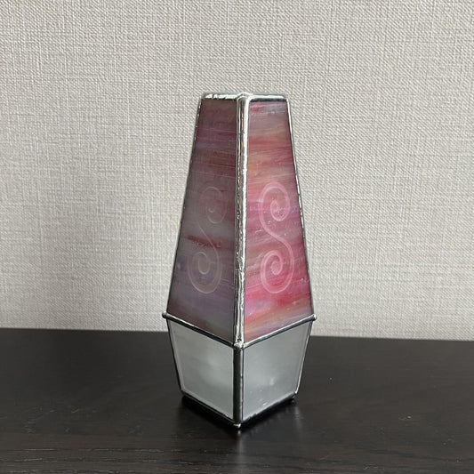 Sumiko Akatsu  "Aitoyomu"    pink          -glass kaleidoscope-