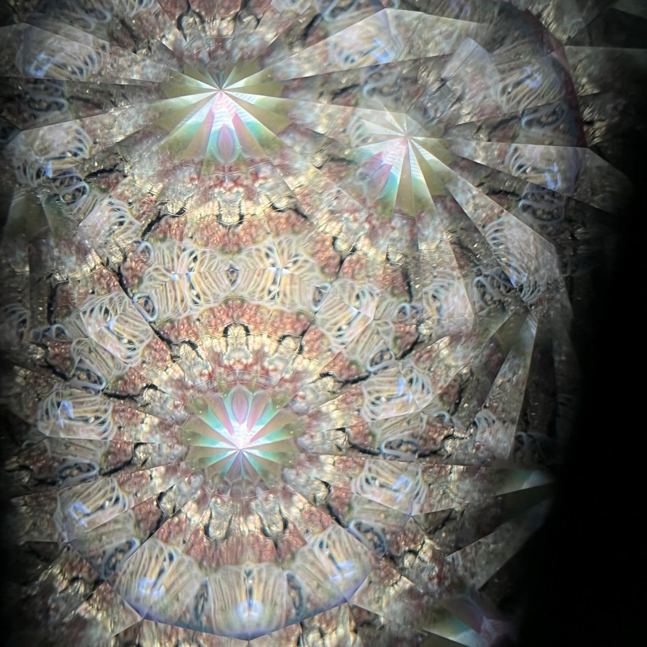 Hanako Richards "The Moon and Fin" glass kaleidoscope