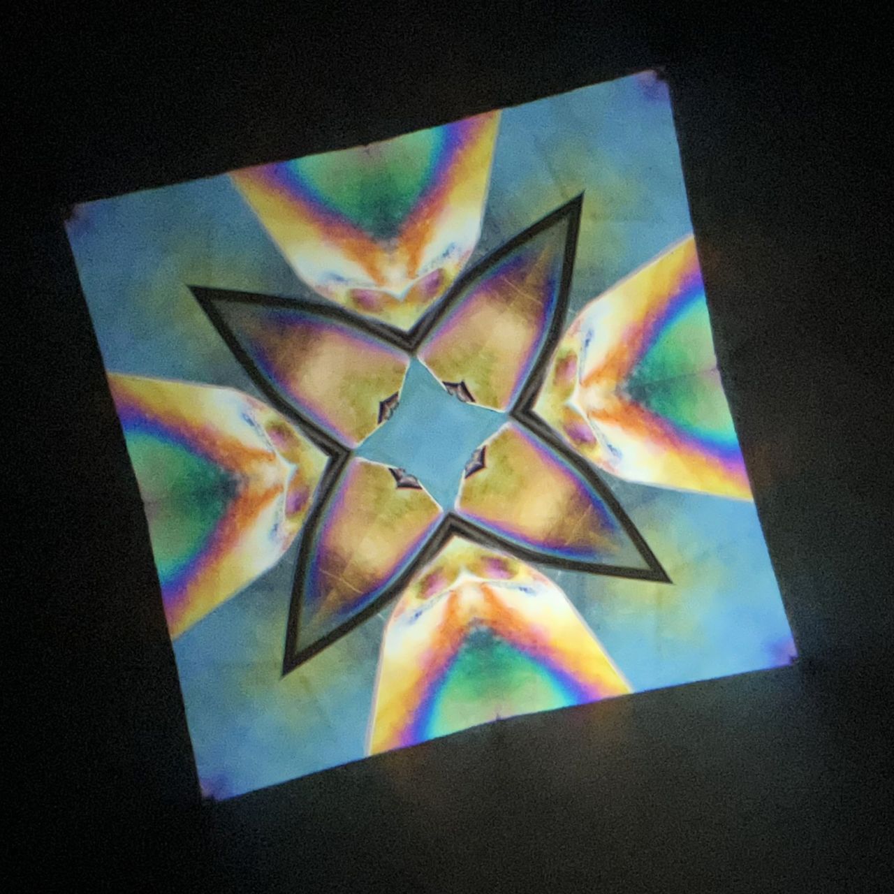 Tomoo Hosono Polarized kaleidoscope "USUGINU" #011