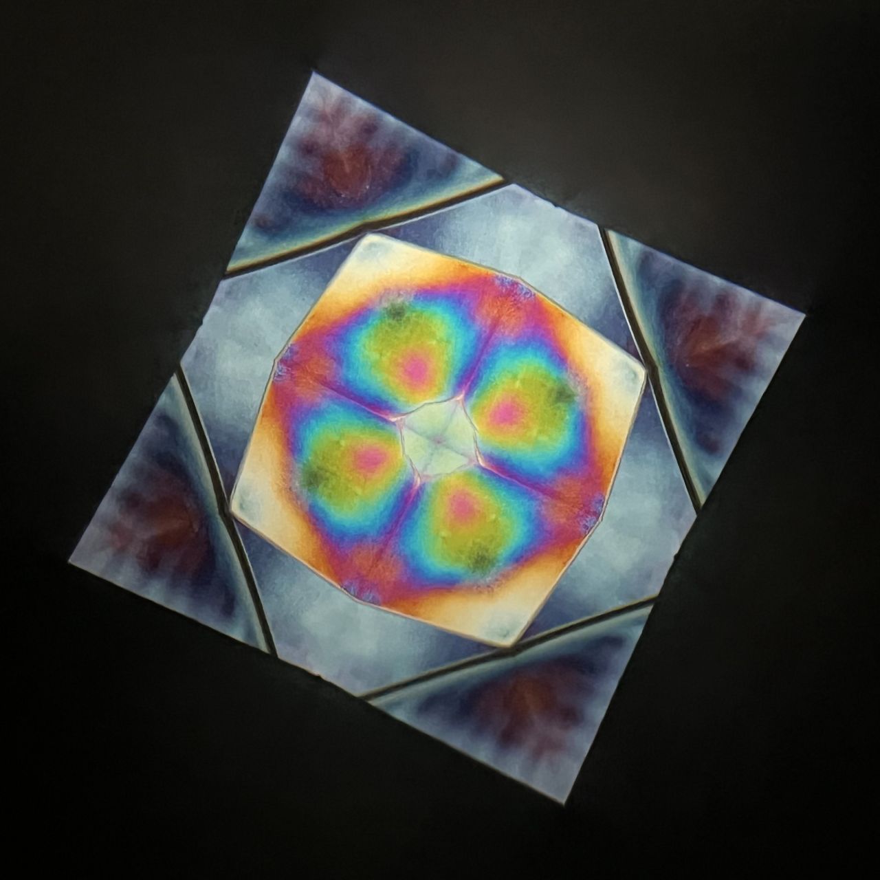 Tomoo Hosono Polarized kaleidoscope "USUGINU" #011