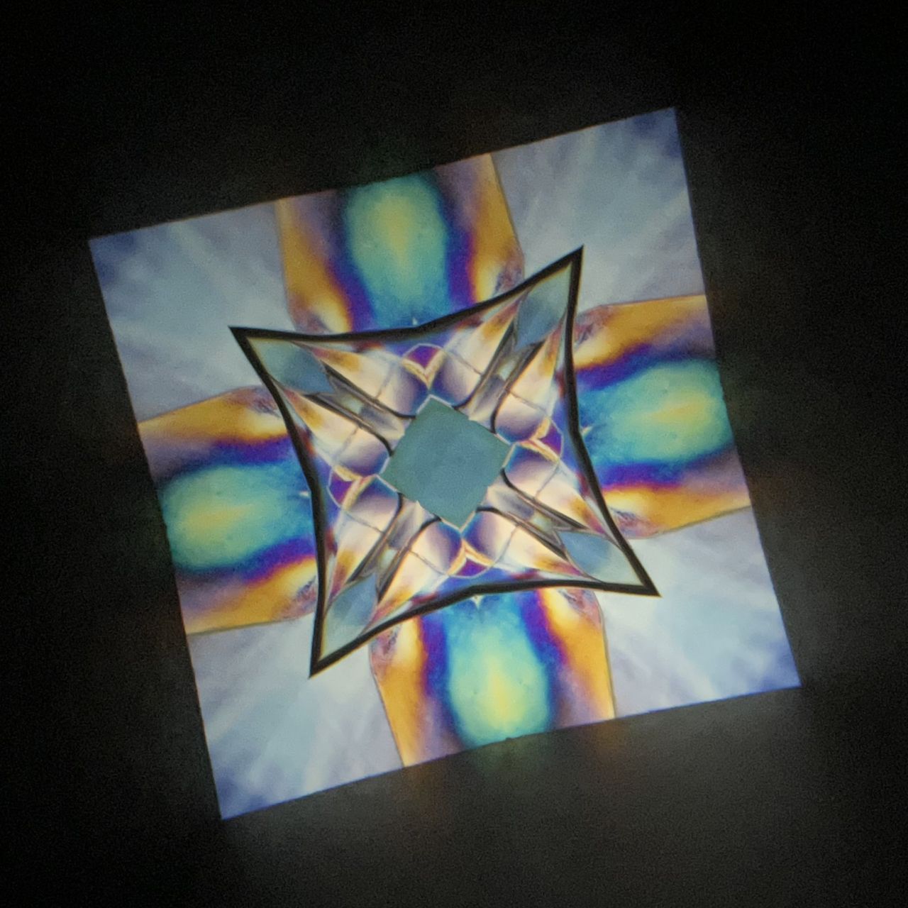 Tomoo Hosono Polarized kaleidoscope "USUGINU" #011