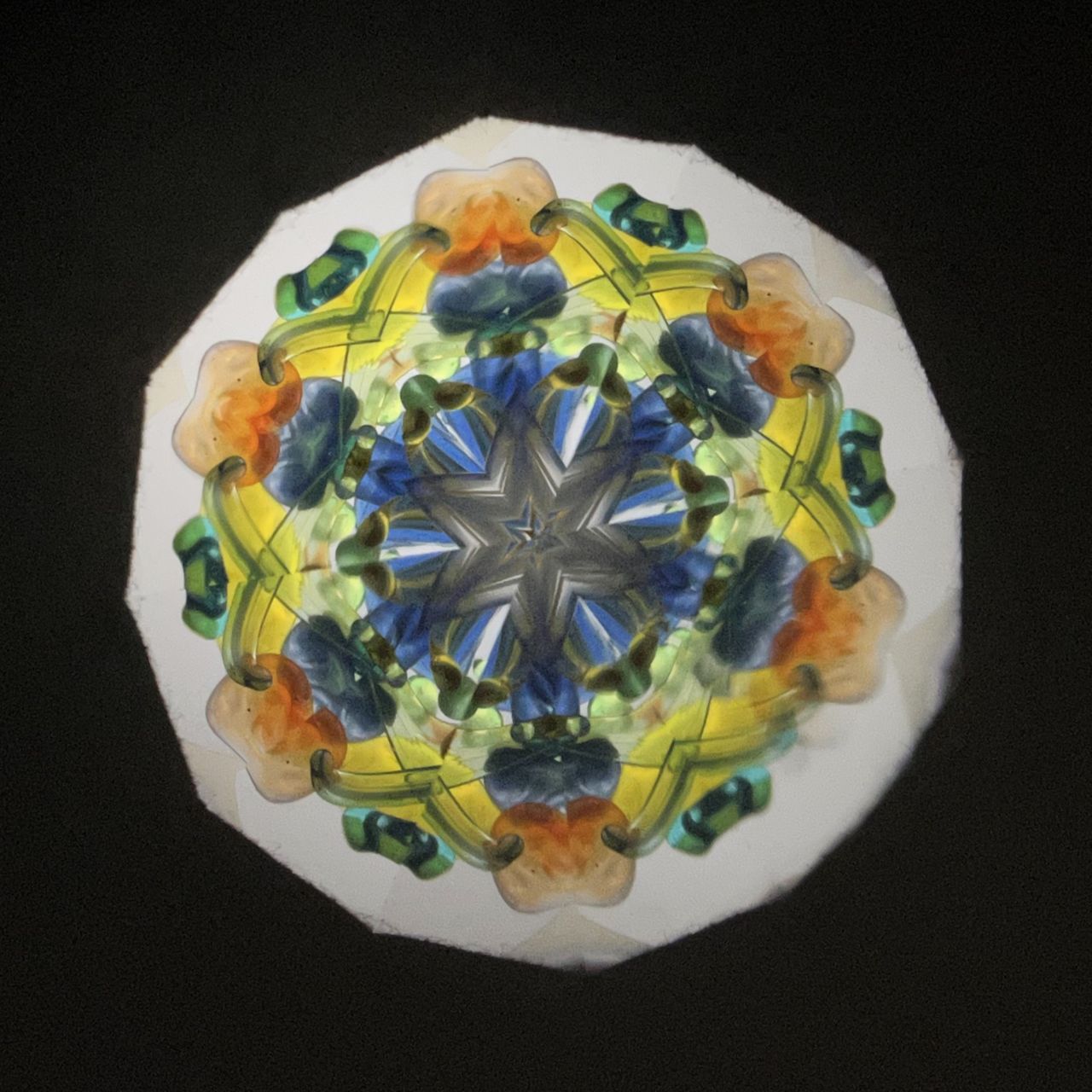 Fumie Ino ”Water Irises” - lacquered kaleidoscope -