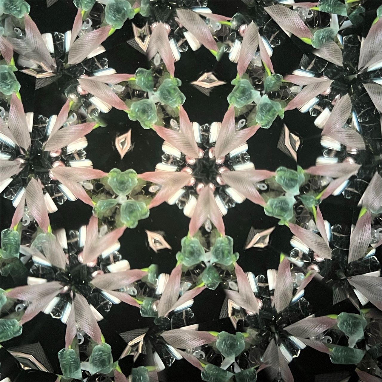 Keiko and Yoshiaki Onodera　　”First Cherry Blossoms"    -glass kaleidoscope-
