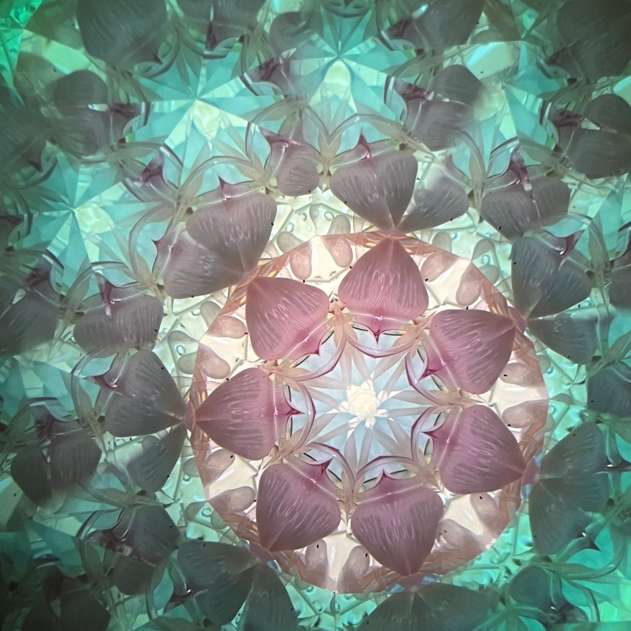 Rieko "Bouquet A " -glass kaleidoscope-