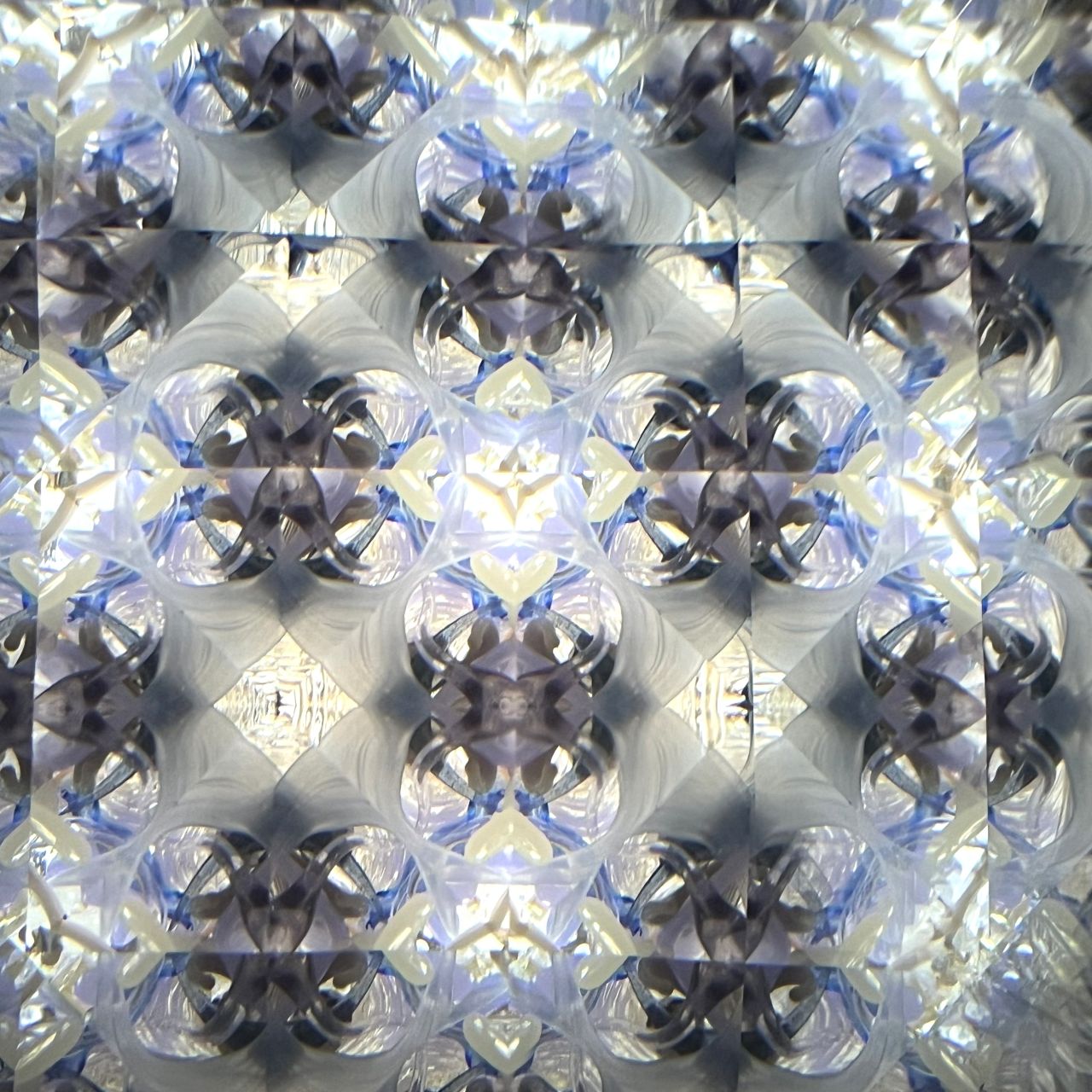 Rieko "Juliet Blue -dry cell- " -glass kaleidoscope-