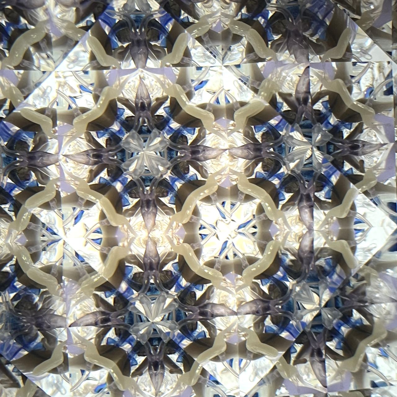 Rieko "Juliet Blue -dry cell- " -glass kaleidoscope-
