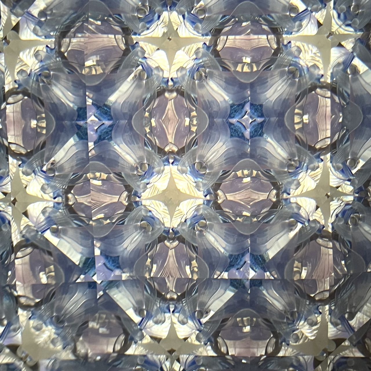 Rieko "Juliet Blue -dry cell- " -glass kaleidoscope-