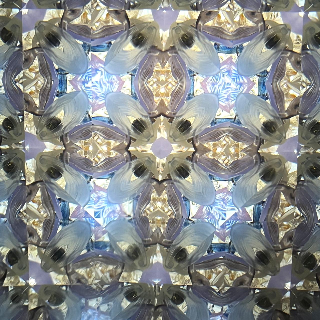 Rieko "Juliet Blue -dry cell- " -glass kaleidoscope-