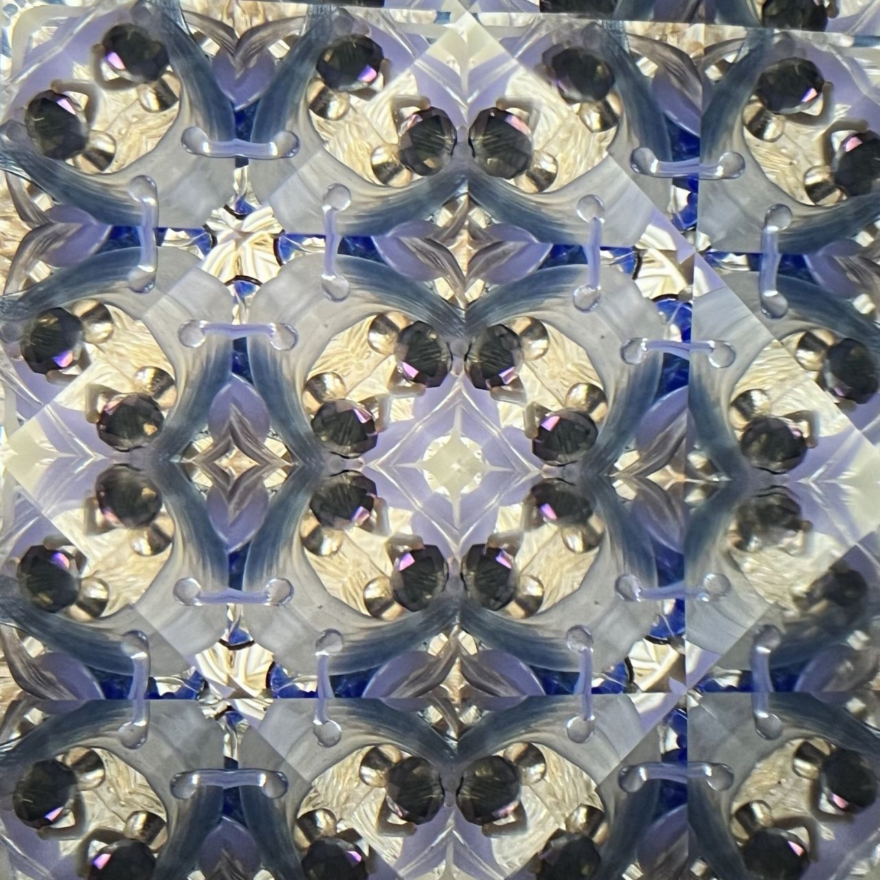 Rieko "Juliet Blue -dry cell- " -glass kaleidoscope-
