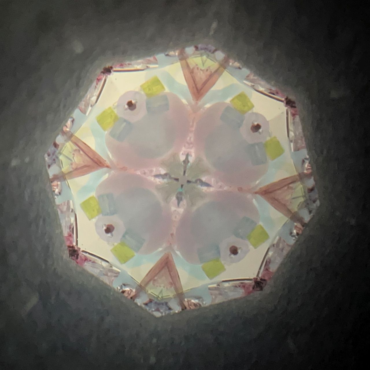 Rieko "Juliet Blue -liquid cell- " -glass kaleidoscope-