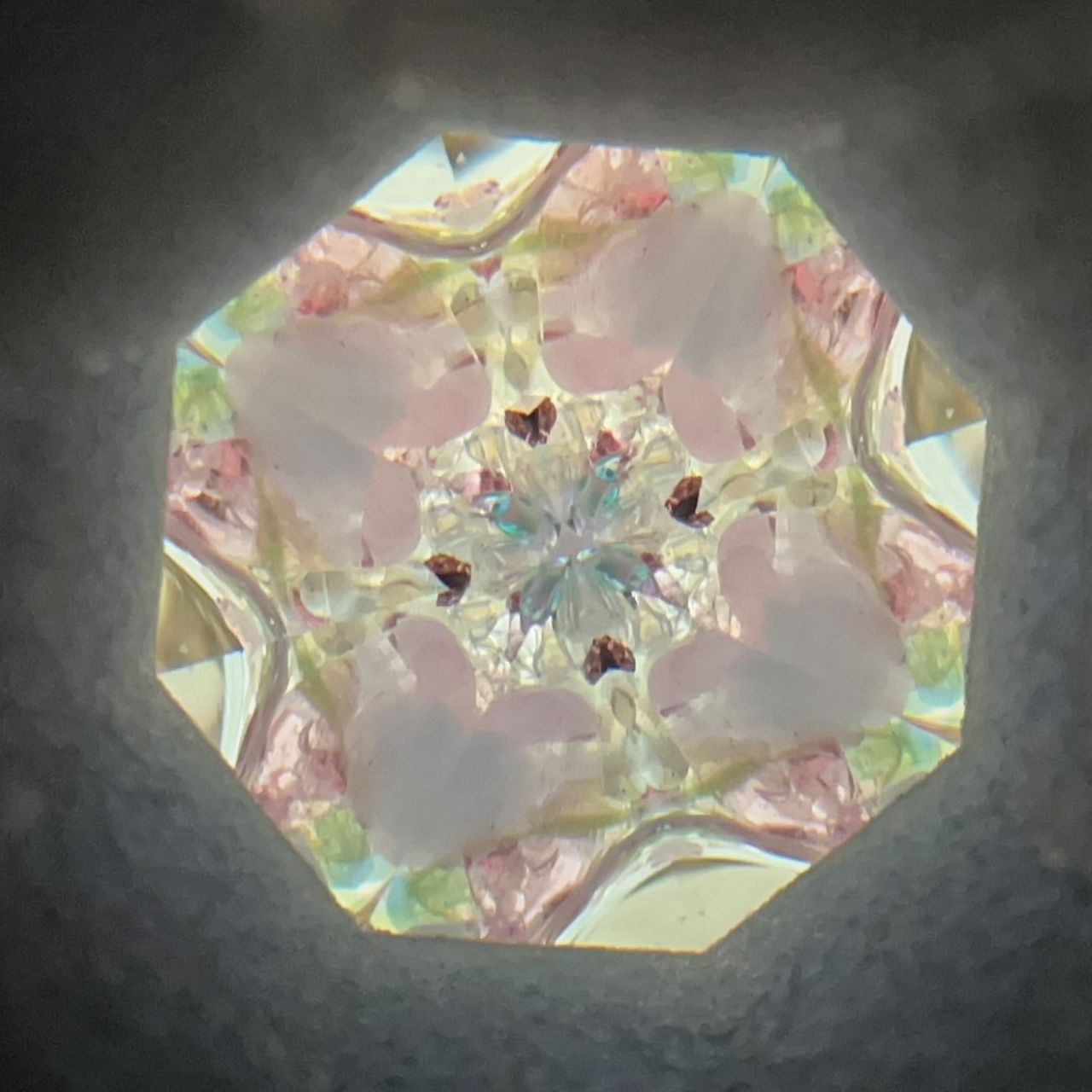 Rieko "Juliet Blue -liquid cell- " -glass kaleidoscope-