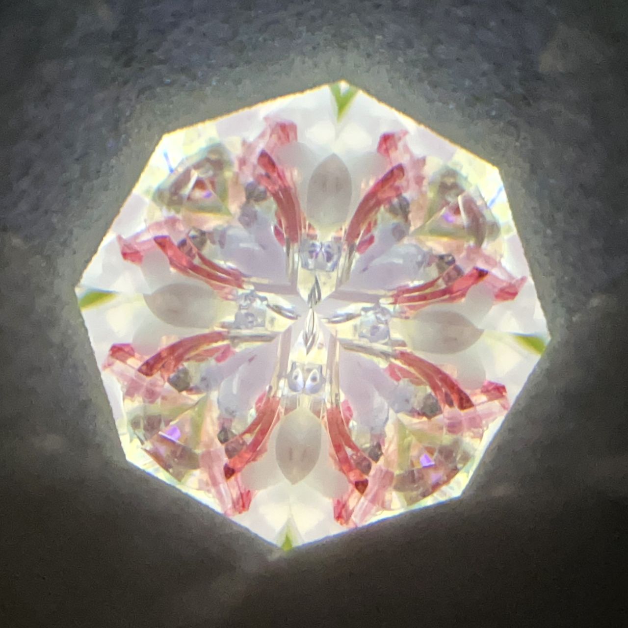 Rieko "Juliet Blue -liquid cell- " -glass kaleidoscope-