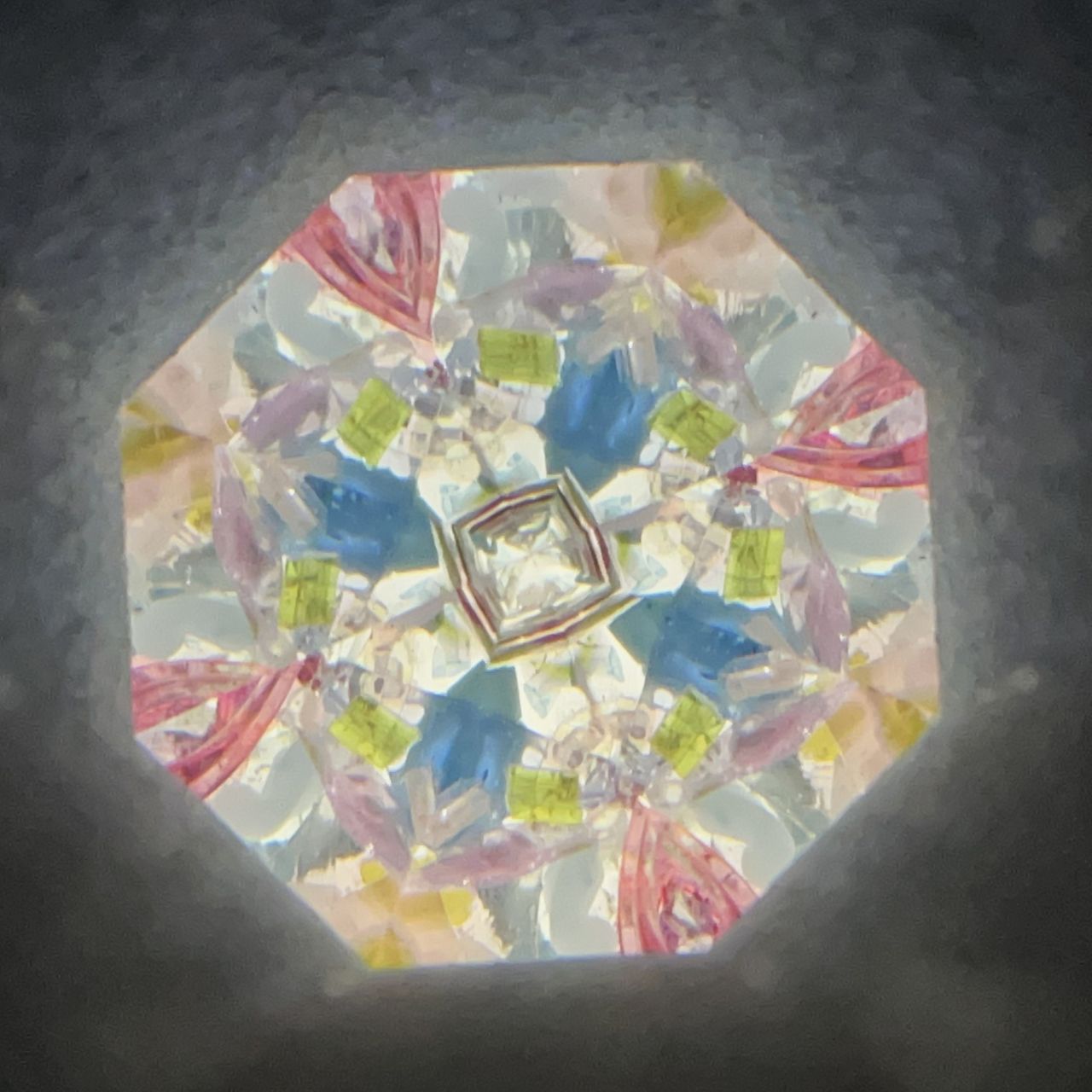 Rieko "Juliet Blue -liquid cell- " -glass kaleidoscope-