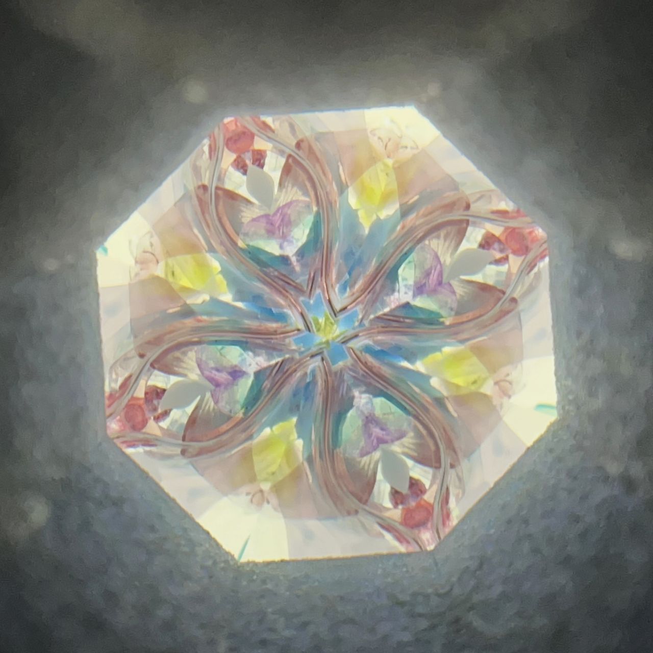 Rieko "Juliet Blue -liquid cell- " -glass kaleidoscope-