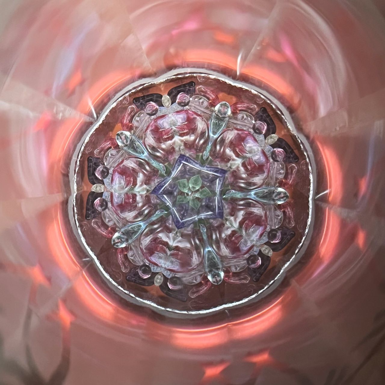 Crystal Garden Shirokane "Rose parfait" - glass kaleidoscope -