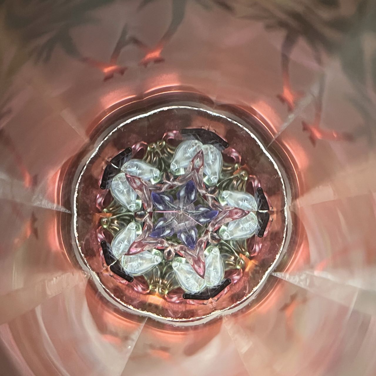 Crystal Garden Shirokane "Rose parfait" - glass kaleidoscope -