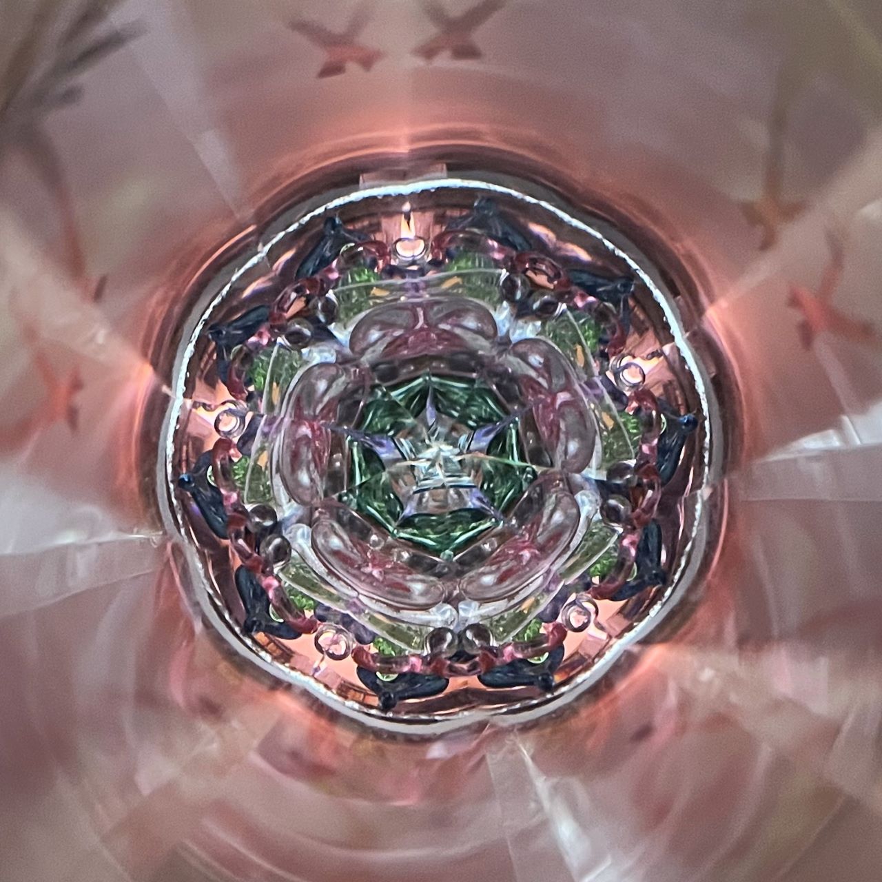 Crystal Garden Shirokane "Rose parfait" - glass kaleidoscope -