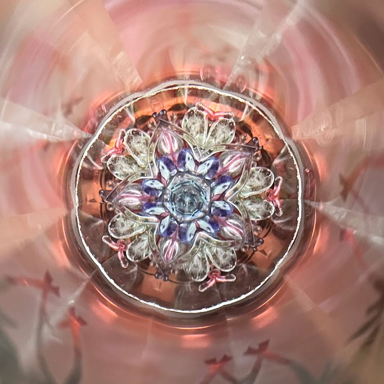 Crystal Garden Shirokane "Rose parfait" - glass kaleidoscope -