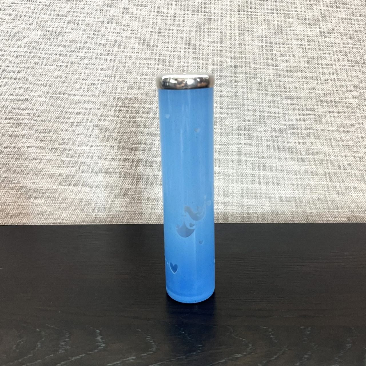 Crystal Garden Shirokane "Happy" blue -glass kaleidoscope-