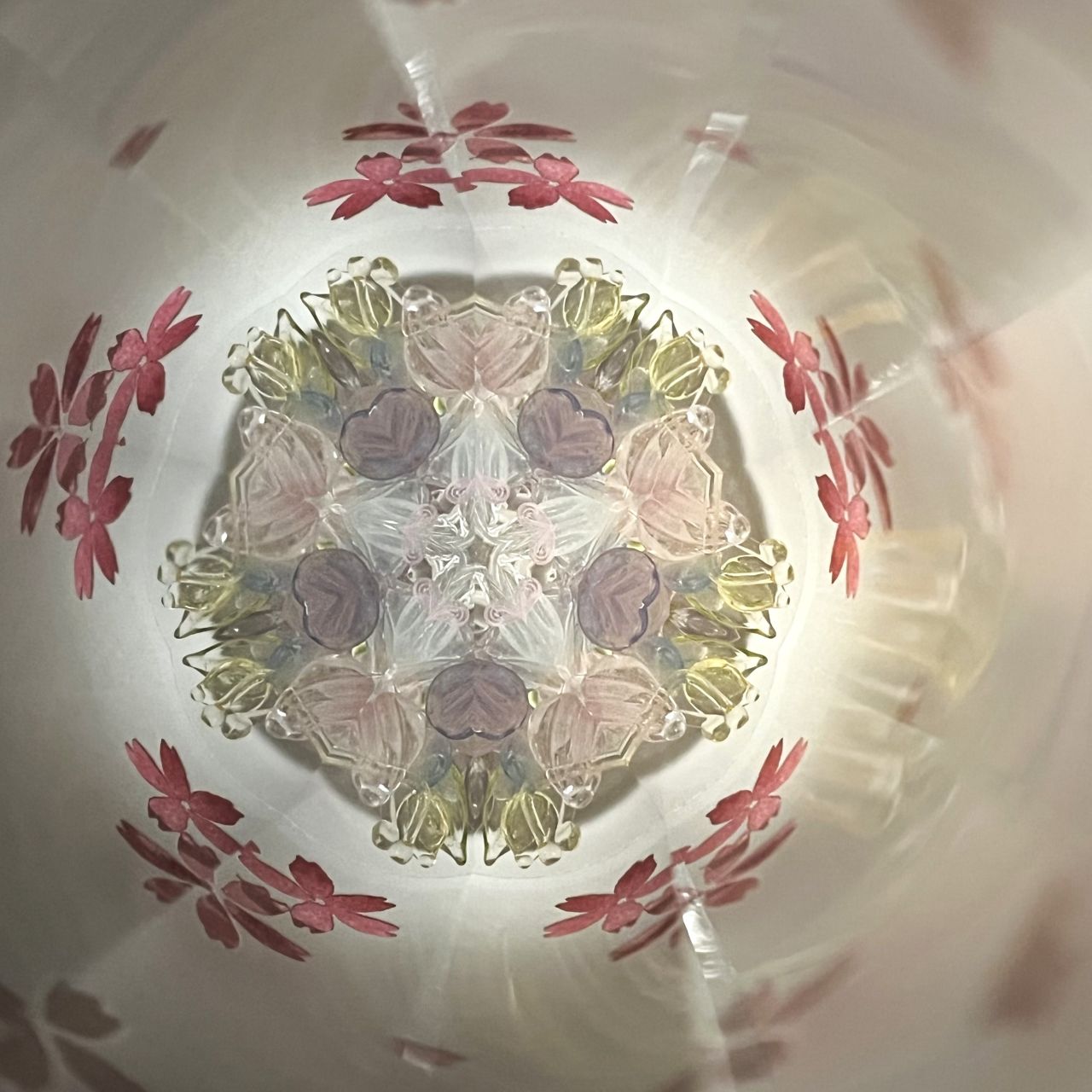 Crystal Garden Shirokane "SAKURA -cherry blossoms-" -glass kaleidoscope-
