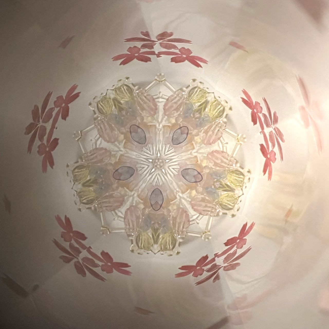 Crystal Garden Shirokane "SAKURA -cherry blossoms-" -glass kaleidoscope-