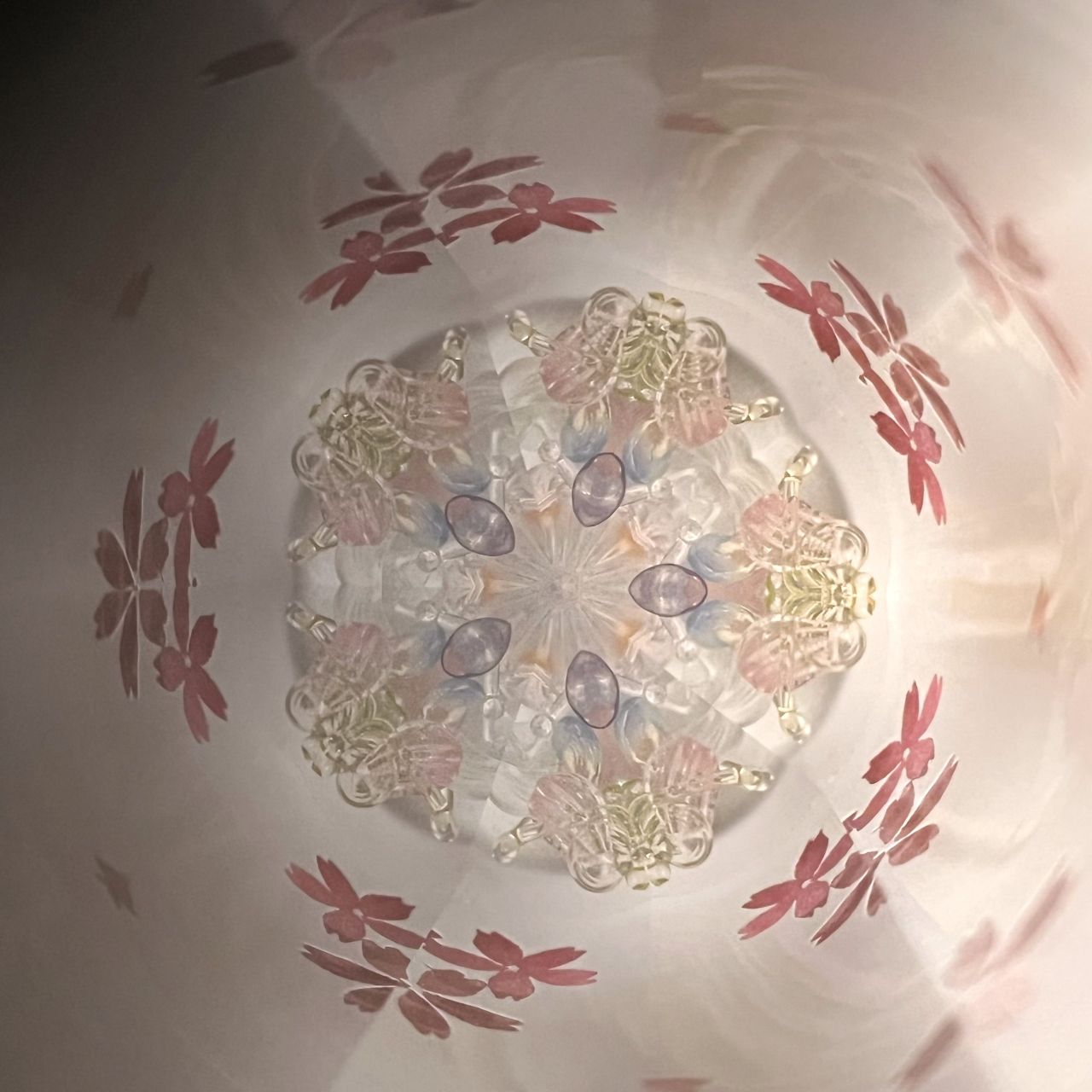 Crystal Garden Shirokane "SAKURA -cherry blossoms-" -glass kaleidoscope-