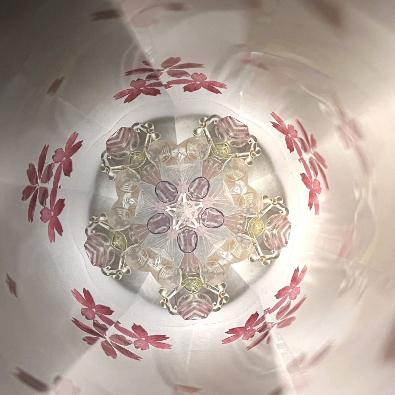 Crystal Garden Shirokane "SAKURA -cherry blossoms-" -glass kaleidoscope-