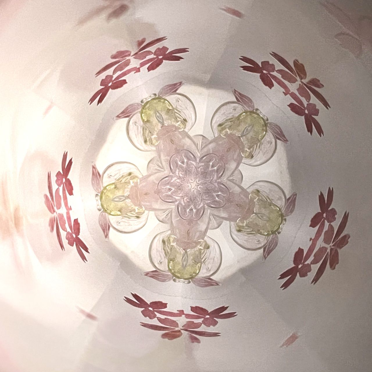 Crystal Garden Shirokane "SAKURA -cherry blossoms-" -glass kaleidoscope-