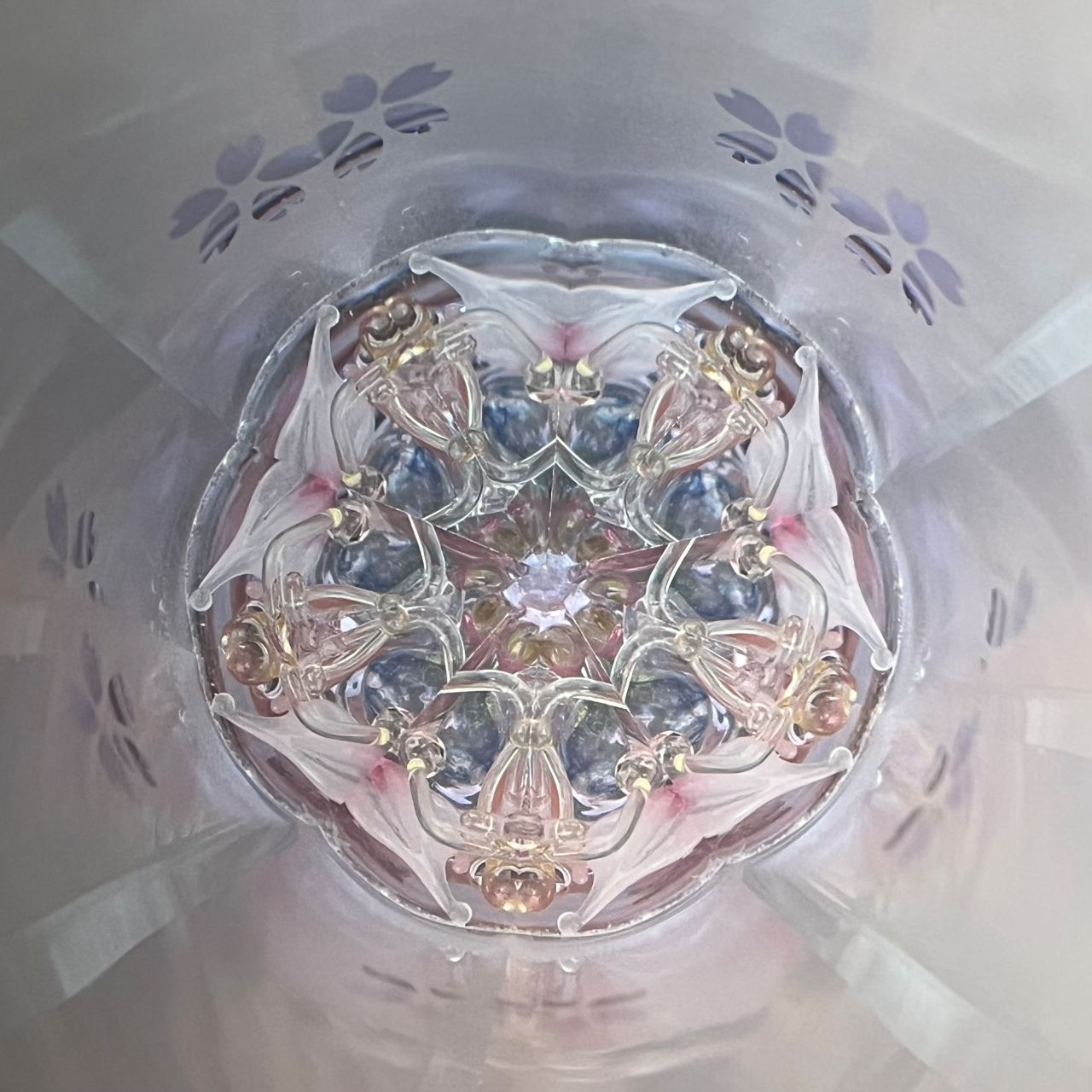 Crystal Garden Shirokane "Sakura parfait" - glass kaleidoscope -
