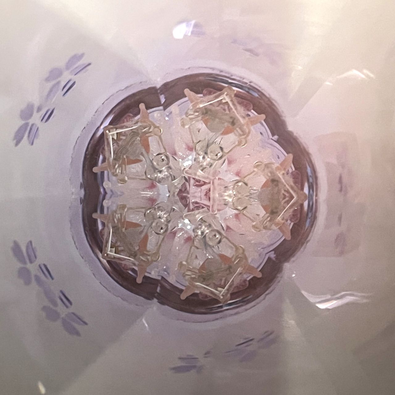 Crystal Garden Shirokane "Sakura parfait" - glass kaleidoscope -