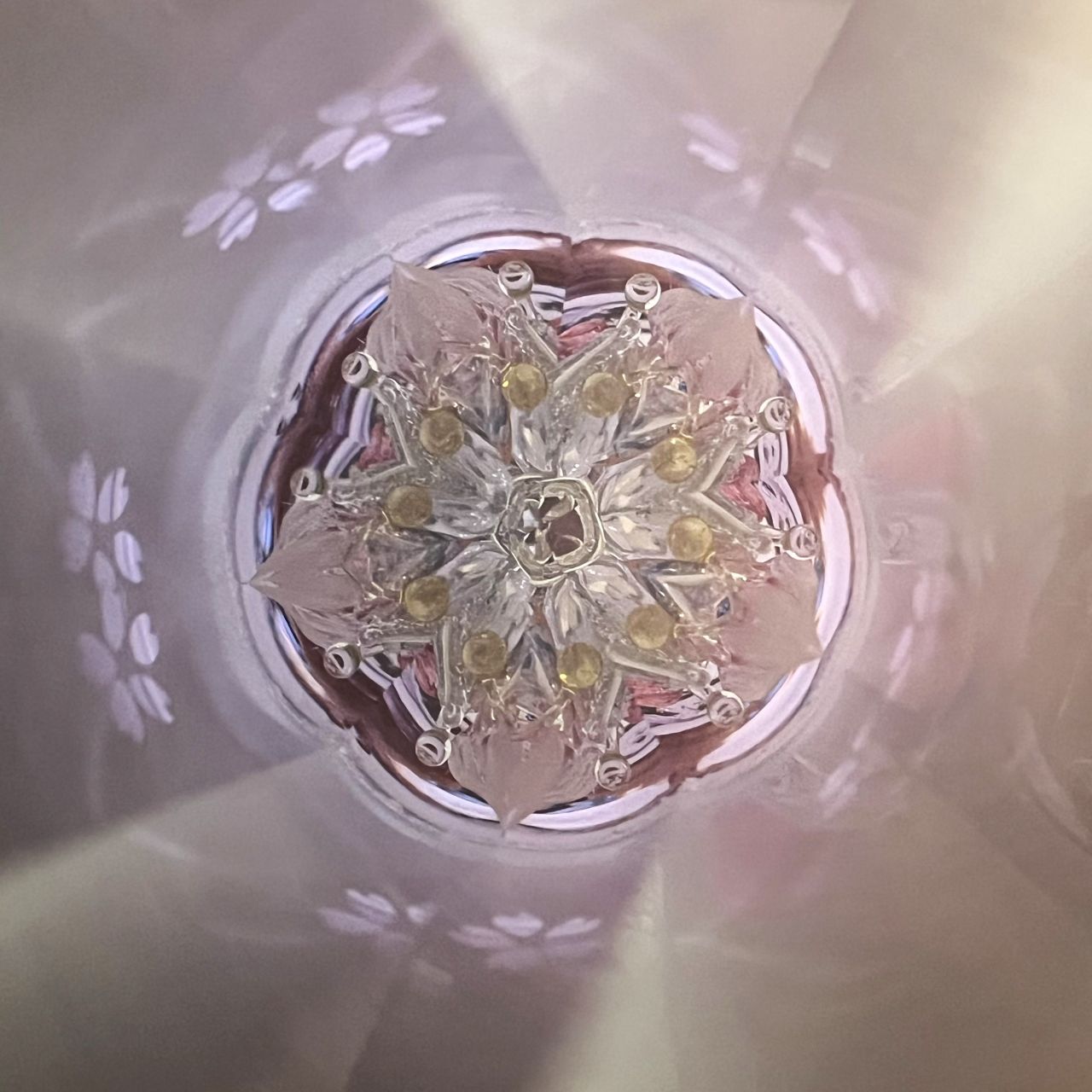 Crystal Garden Shirokane "Sakura parfait" - glass kaleidoscope -