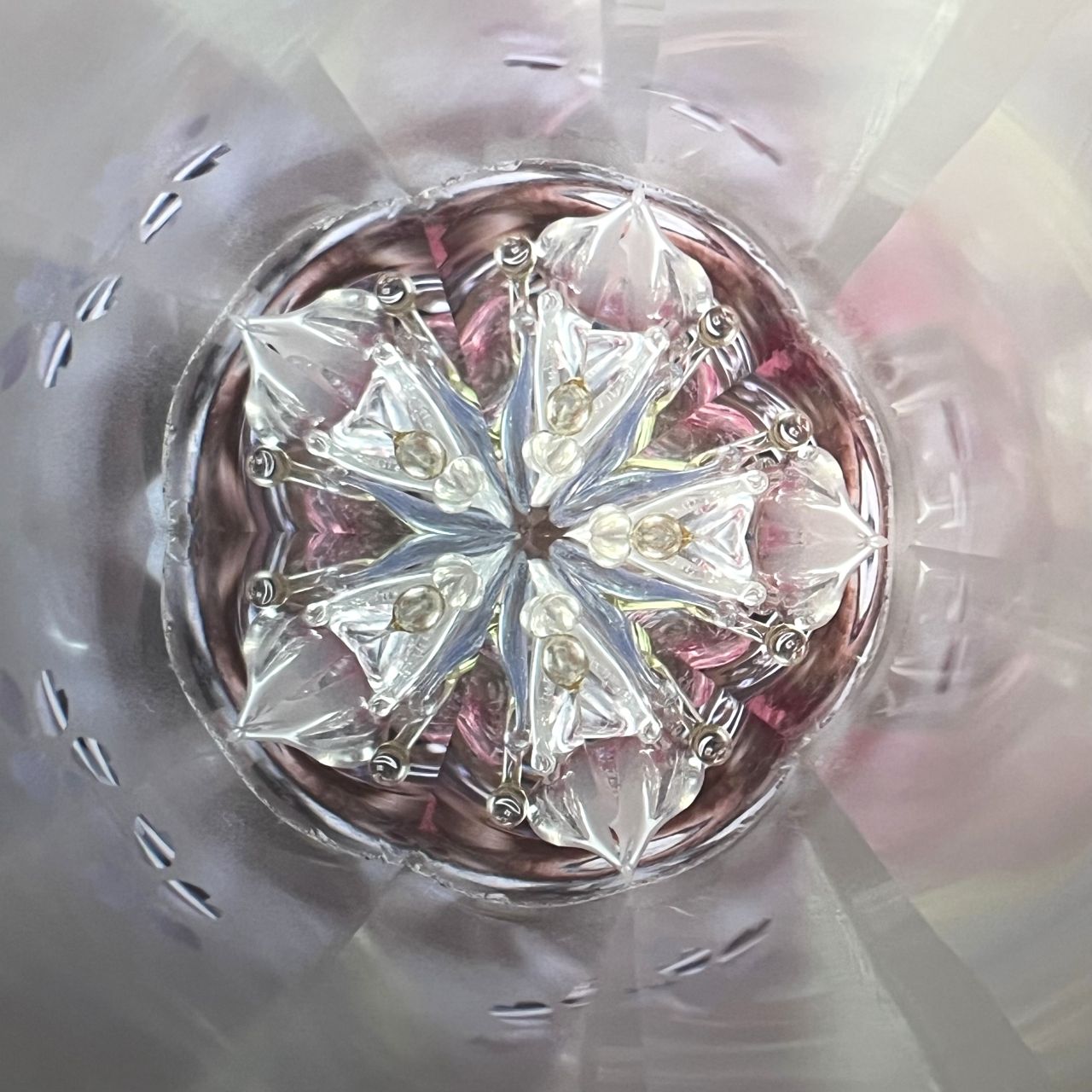 Crystal Garden Shirokane "Sakura parfait" - glass kaleidoscope -