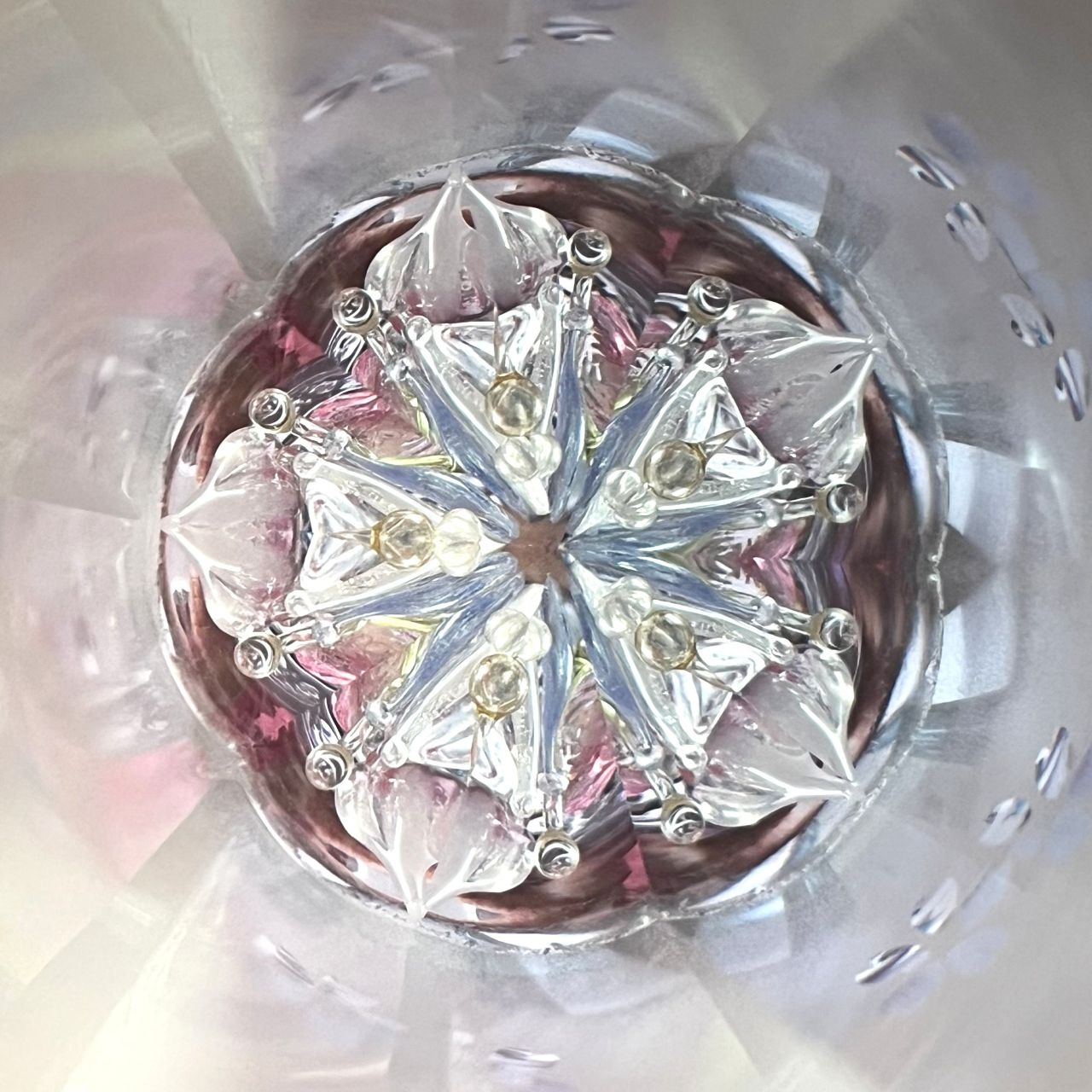 Crystal Garden Shirokane "Sakura parfait" - glass kaleidoscope -