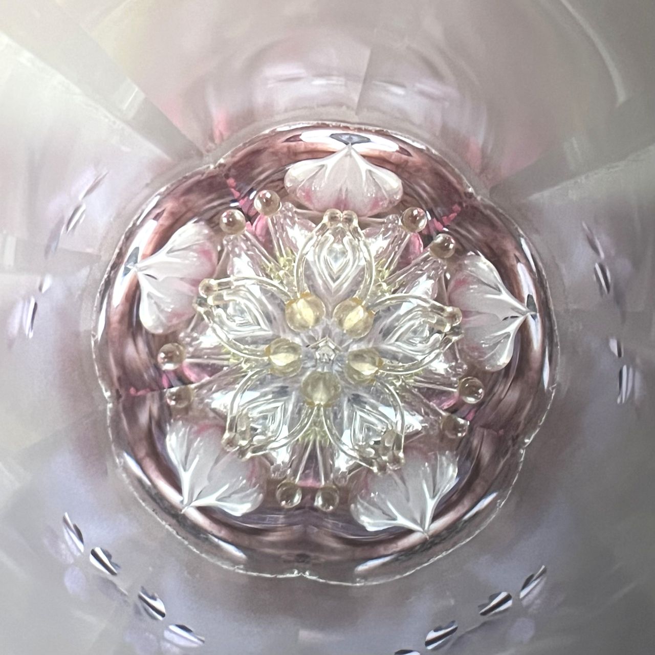 Crystal Garden Shirokane "Sakura parfait" - glass kaleidoscope -