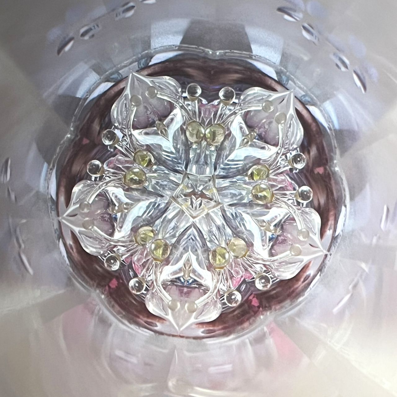 Crystal Garden Shirokane "Sakura parfait" - glass kaleidoscope -
