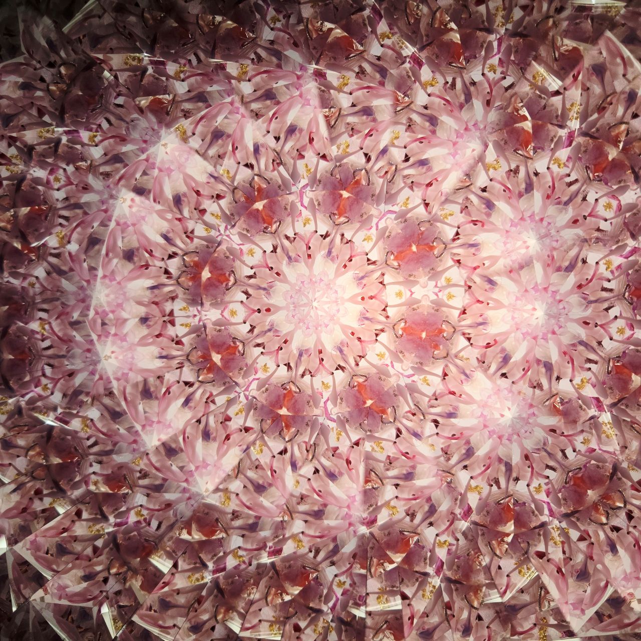 Ayana Endo  "Innocent Flowers  -The Beckoning Canopy-"            -glass kaleidoscope-