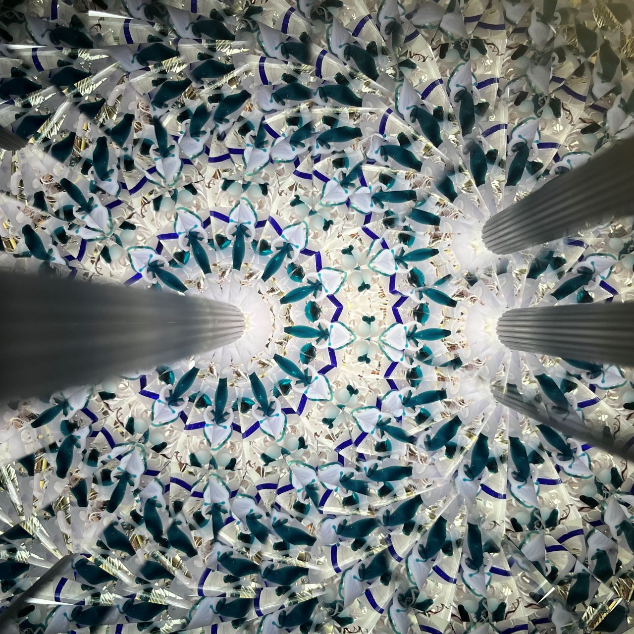 Ayana Endo  "Innocent Flowers  -Nocturne-"            -glass kaleidoscope-