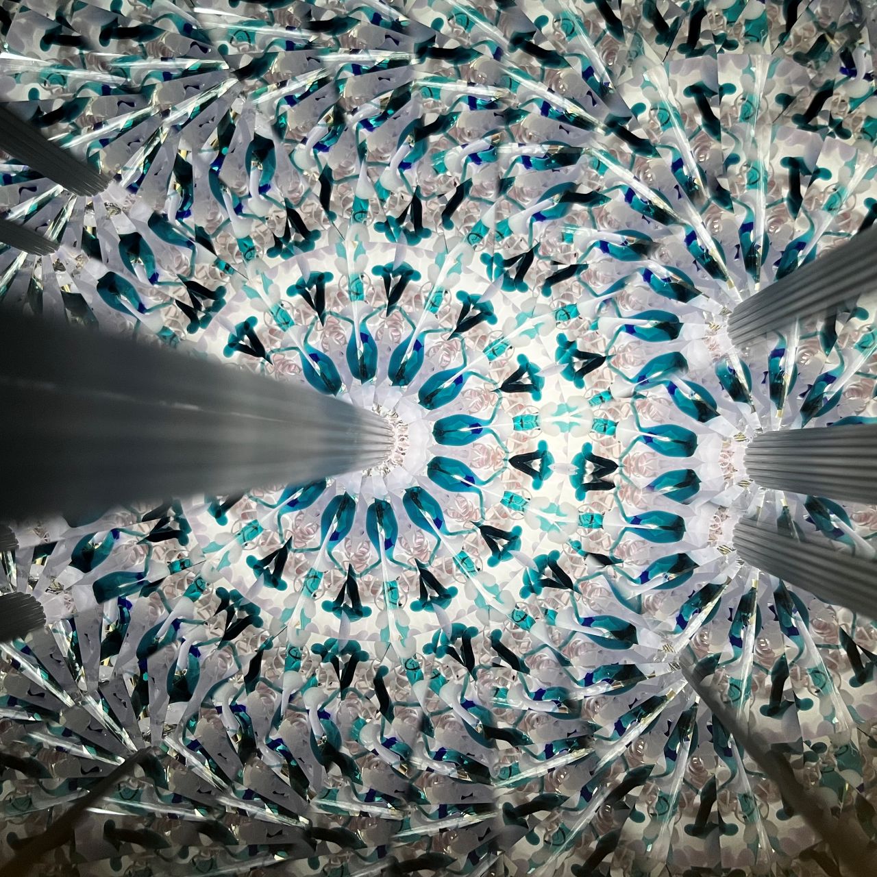 Ayana Endo  "Innocent Flowers  -Nocturne-"            -glass kaleidoscope-