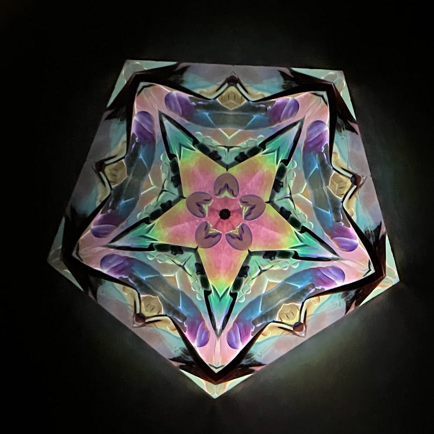 Tomoo Hosono and Motohiro Sato     Polarized kaleidoscope  #157