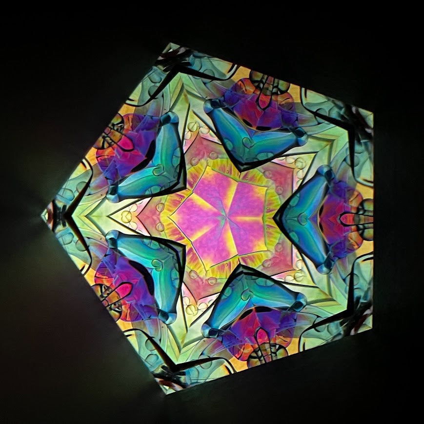 Tomoo Hosono and Motohiro Sato     Polarized kaleidoscope  #157