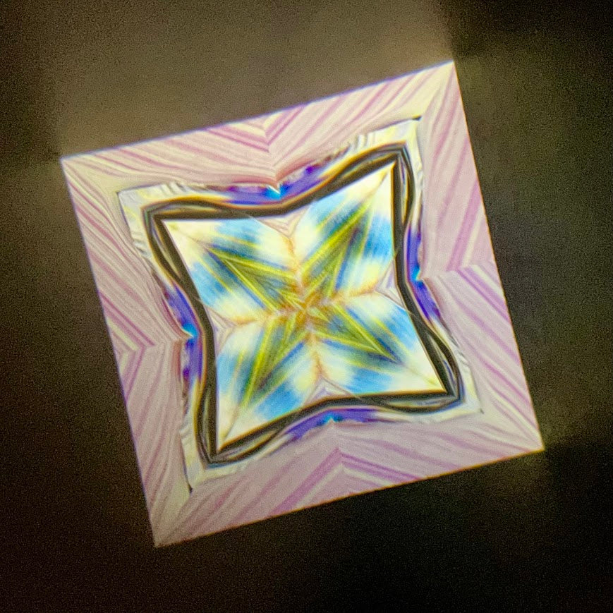 Tomoo Hosono     Polarized kaleidoscope "USUGINU" #011 (2026)