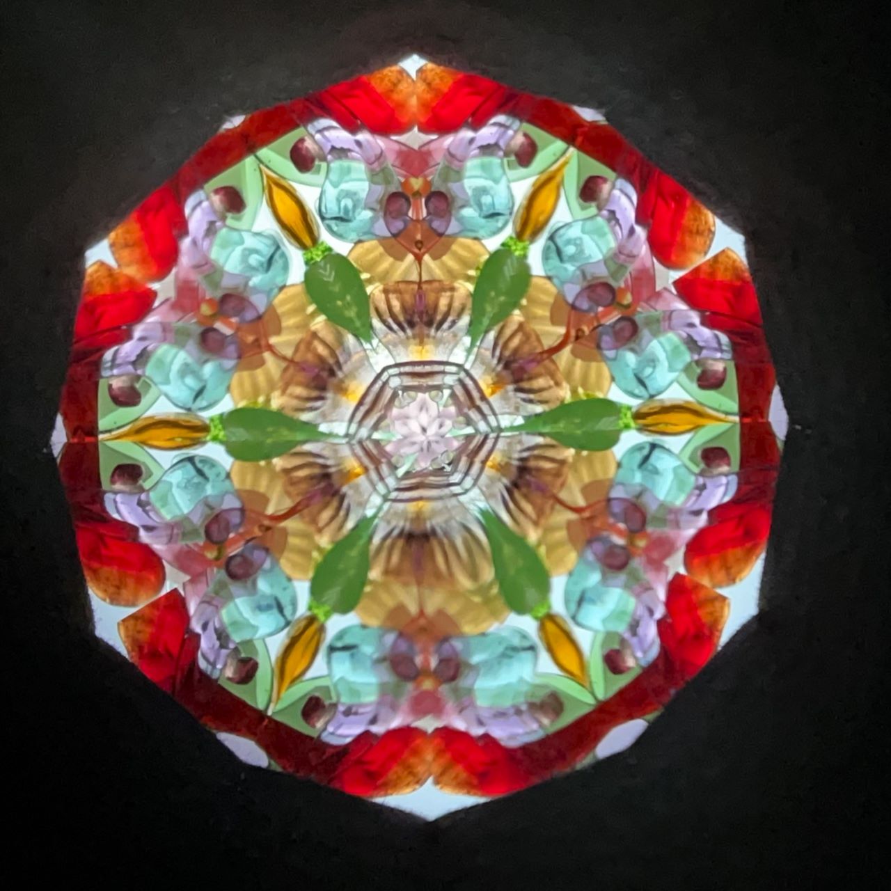 Fumie Ino　”Grapes”    　　　　　             - lacquered kaleidoscope -