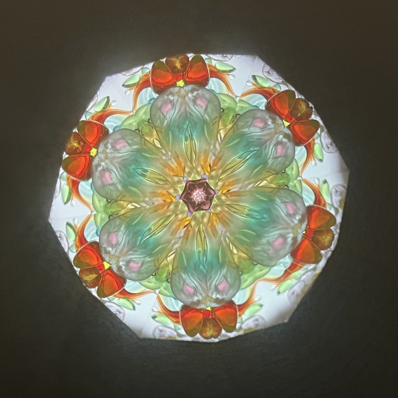 Fumie Ino　”Cranes”    　　　　　             - lacquered kaleidoscope -