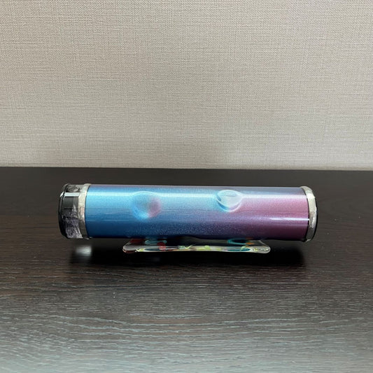 Yoshiko & Takeo Matsumoto  "Dimple"  blue cave    - glass kaleidoscope -