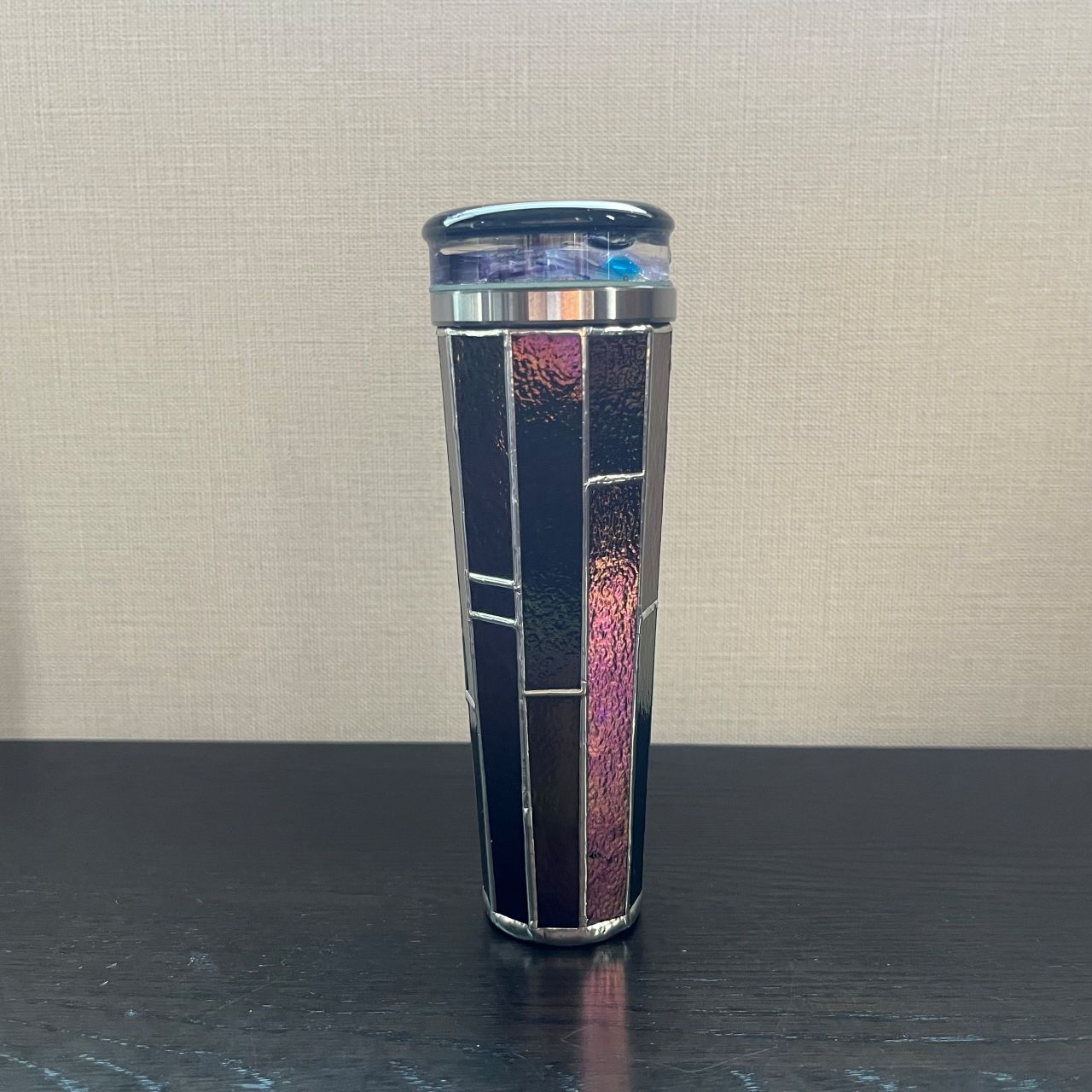 Yoshiko and Takeo Matsumoto    "HANA GRANDE - ice purple- "     - glass kaleidoscope -