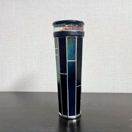 Yoshiko and Takeo Matsumoto    "HANA GRANDE -amber- "     - glass kaleidoscope -