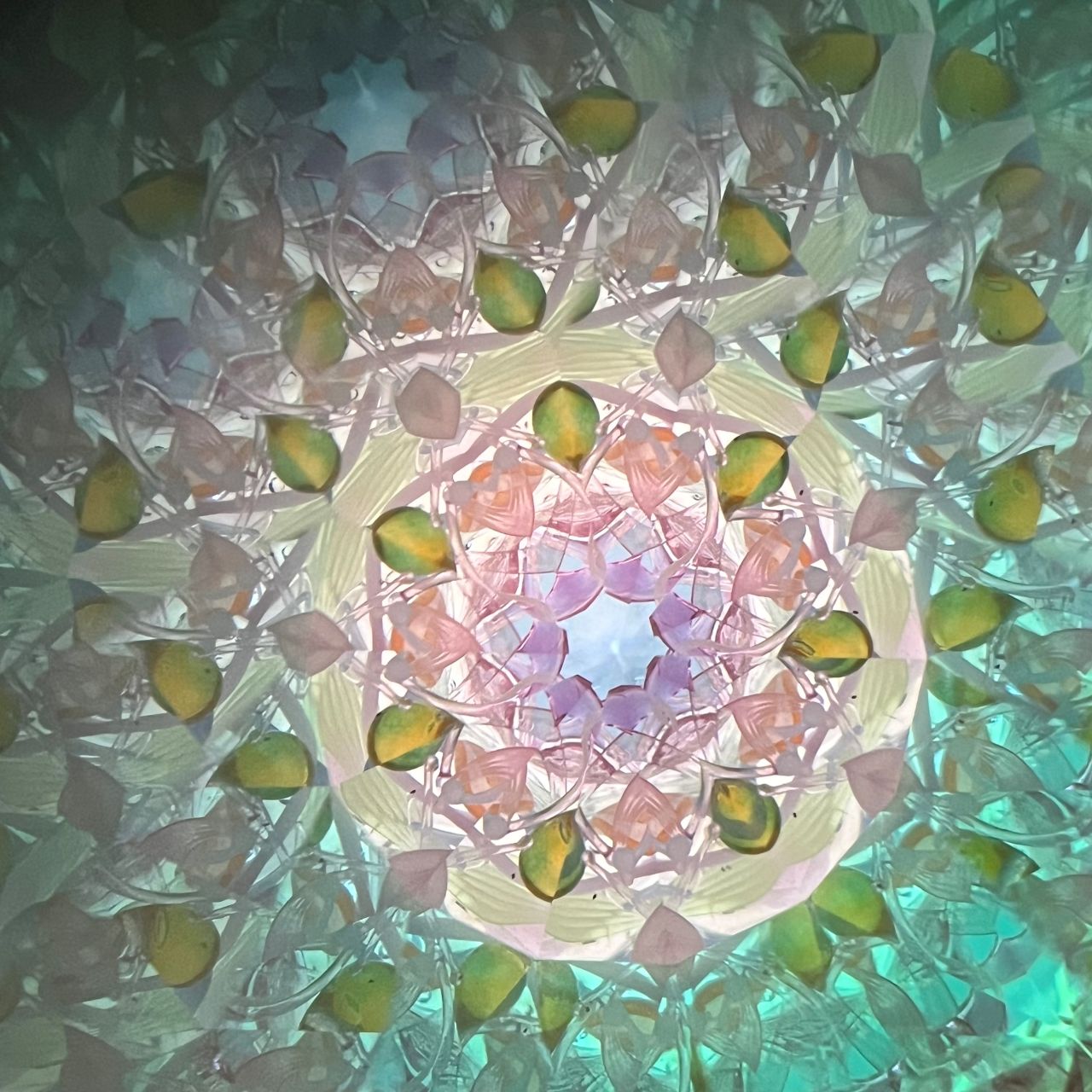 Rieko     "Bouquet A "              -glass kaleidoscope-
