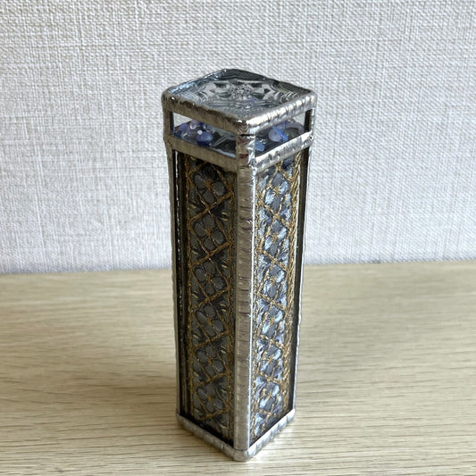 Rieko     "Juliet Blue  -dry cell-  "              -glass kaleidoscope-