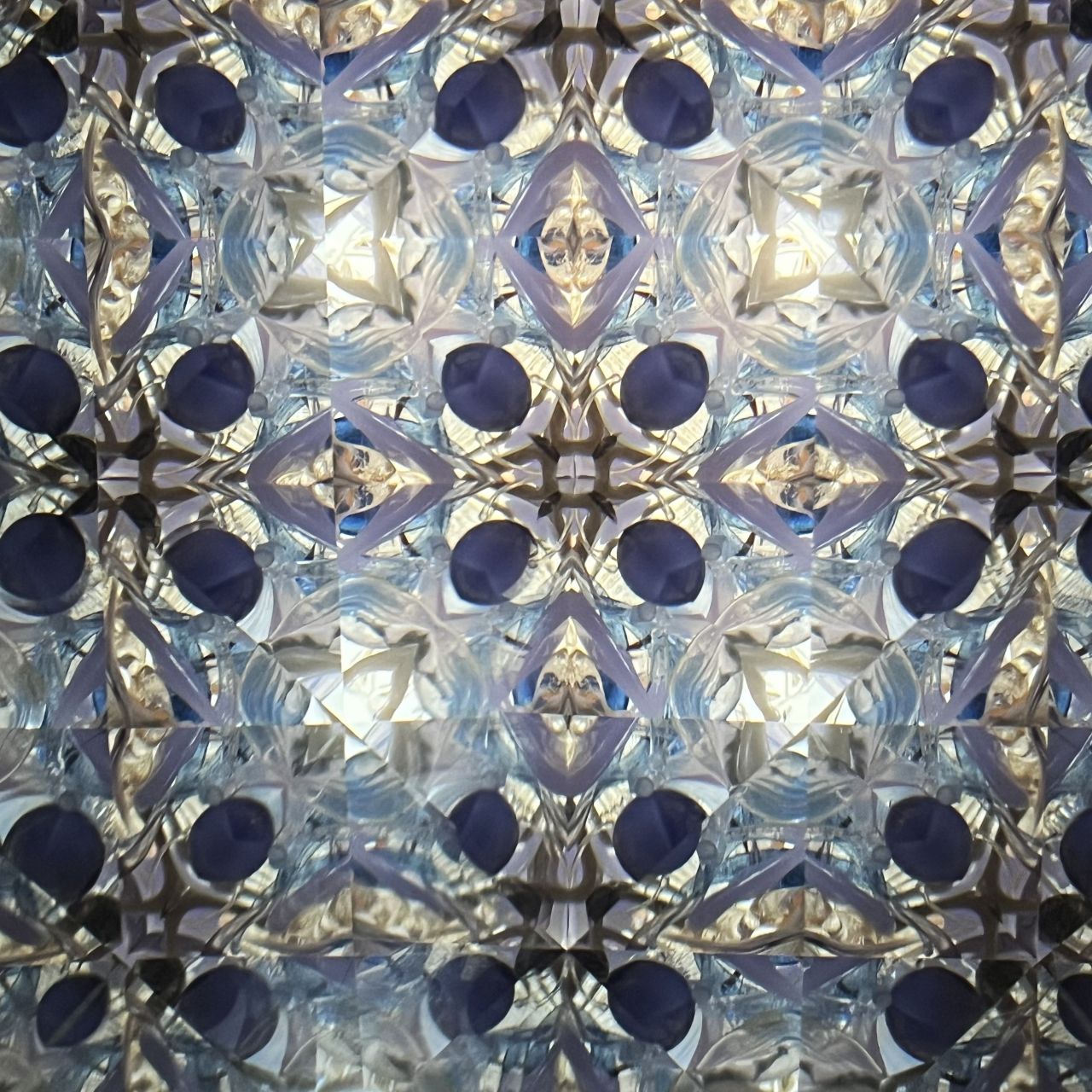 Rieko     "Juliet Blue  -dry cell-  "              -glass kaleidoscope-