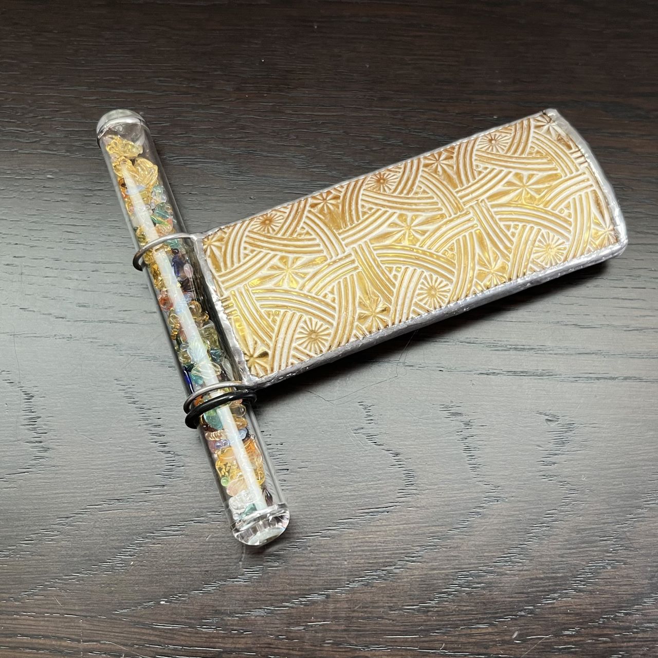 Crystal Garden Shirokane              "Gold Stick "                    -glass kaleidoscope-